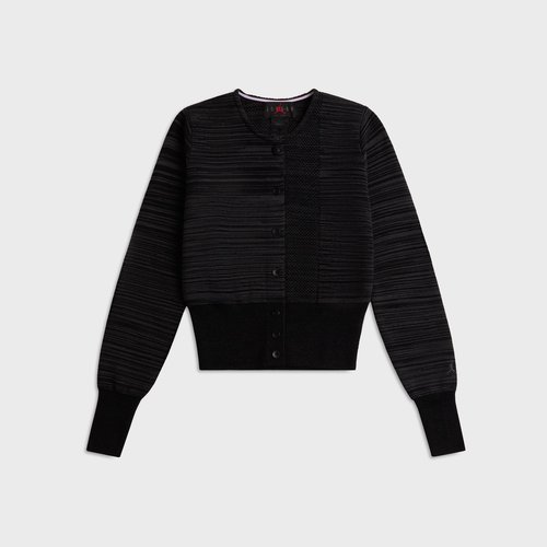 Air Jordan x Téla Knit Cardigan - Dark Smoke Grey/Black - 0935-070