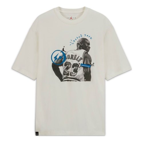Air Jordan x Travis Scott x Fragment Design T-Shirt Asia Sizing - White - DJ0620-133