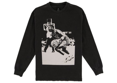 Air Jordan x Union M Long Sleeve T-Shirt - Off Noir
