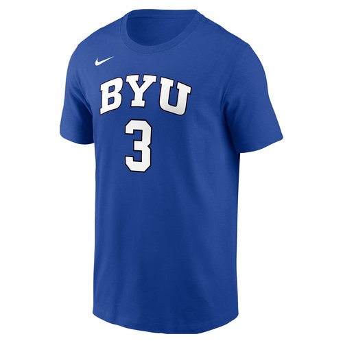 AJ Dybantsa BYU Cougars Nike NCAA T-Shirt - Game Royal - M11332P870BGY-RYL