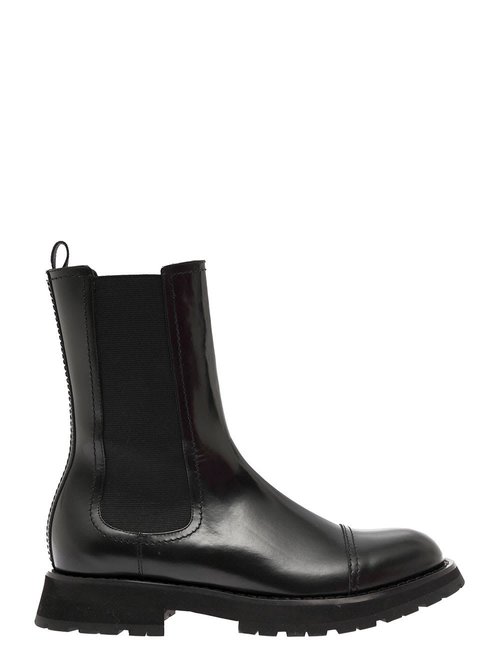 Alexander McQueen Chelsea Boot - Black - 708175WIC621000