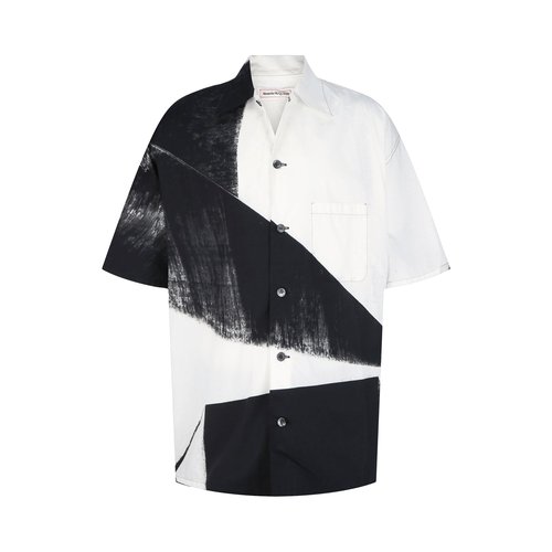 Alexander McQueen Brushstroke Print Hawaiian Shirt - 735314QUO821080