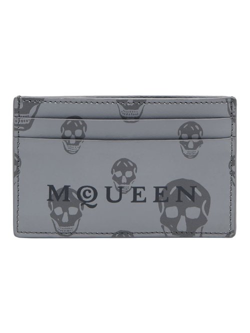 Alexander McQueen Card Holder skull - 8361381AAWE1960
