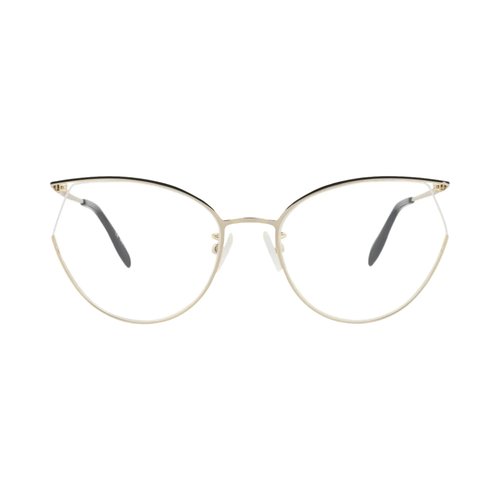 Alexander McQueen Cat Eye-Frame Metal Optical Frames - AM0256O30008656001
