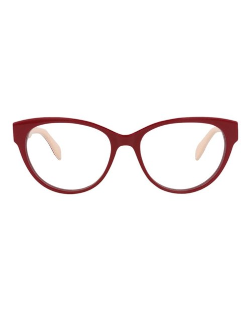 Alexander McQueen Cat EyeFrame Acetate Optical Frames - Red Red Transparent (Am0359O/30012341/003)