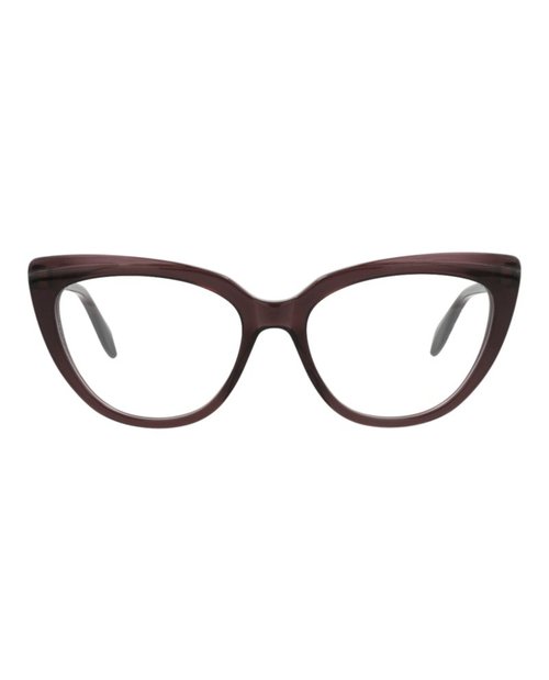 Alexander McQueen Cat EyeFrame Acetate Optical Frames - Violet Violet Transparent (Am0253O/30008688/003)