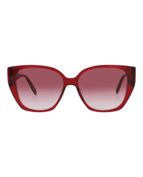 Alexander McQueen Cat EyeFrame Acetate Sunglasses - Burgundy Red (Am0284S/30009391/004)