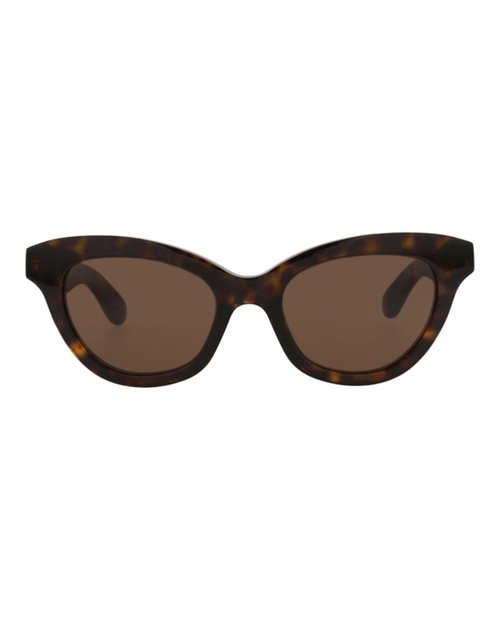 Alexander McQueen Cat EyeFrame Recycled Acetate Sunglasses - Havana Havana Brown (Am0391S/30014332/002)