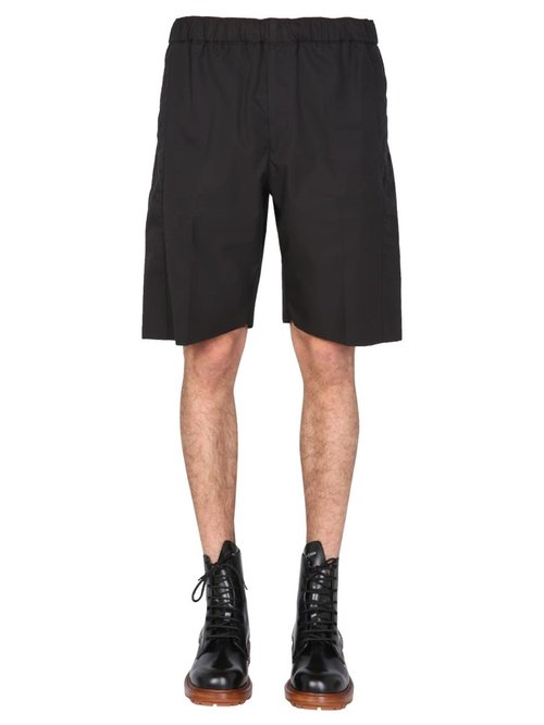 Alexander McQueen Cotton Bermuda Shorts - 687508QSS441000