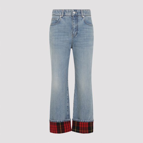 Alexander McQueen Cotton Jeans - 852181.QMAD04383LIGHTBLUEWASH