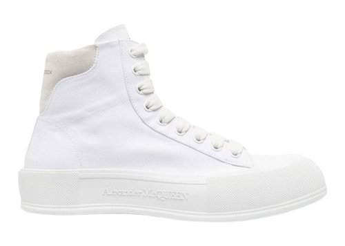 Alexander McQueen Deck Plimsoll High - White - 667816W4MV79000
