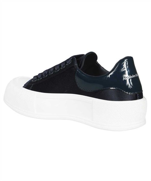Alexander McQueen Deck Plimsoll Lace-Up - Black - 708085W4GP91103