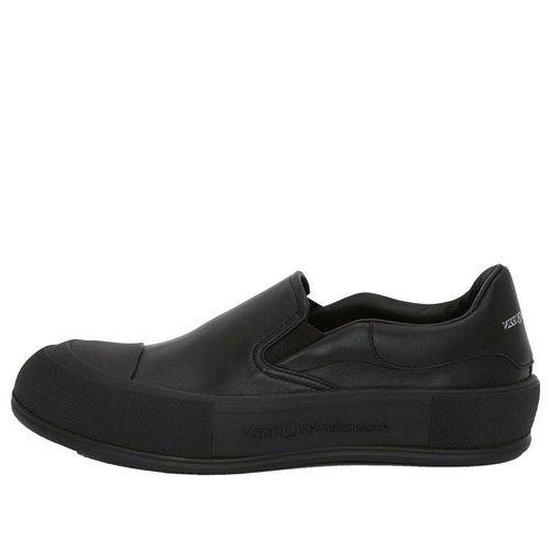 Alexander McQueen Deck Skate Plimsoll Slip-On Triple - Black/Black/Black - 654592WHZT81000