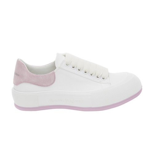 Alexander McQueen Deck Lace Plimsoll - White/Pink - 654593W4MV79490