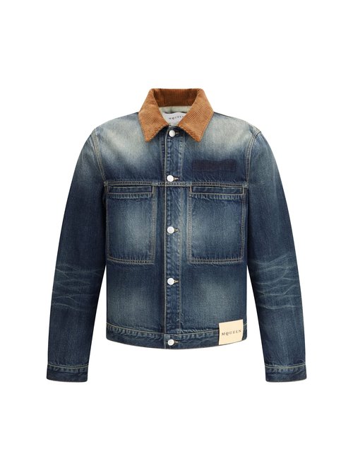 Alexander McQueen Denim Jacke - 839093QYABR4211