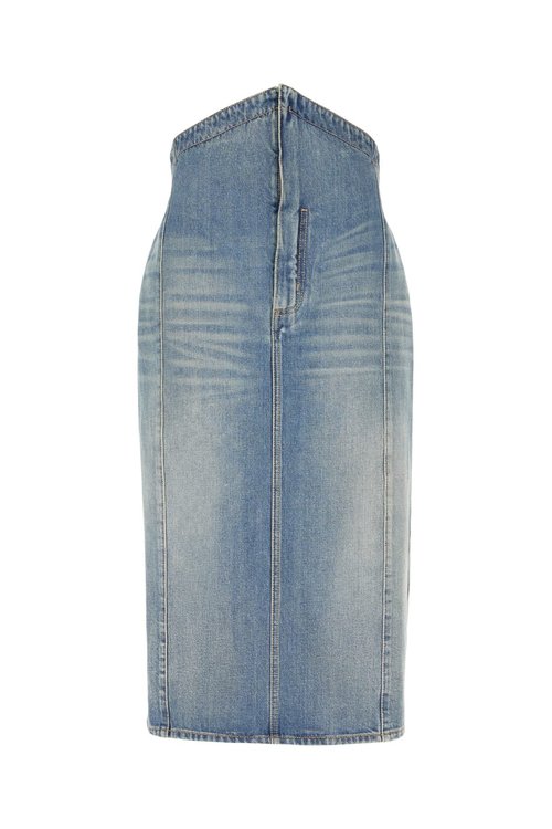 Alexander McQueen Denim Skirt - 817920QMACV4315