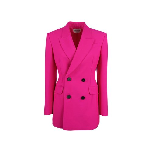 Alexander McQueen Double-breasted Wool Jacket - 705315QJACX5084