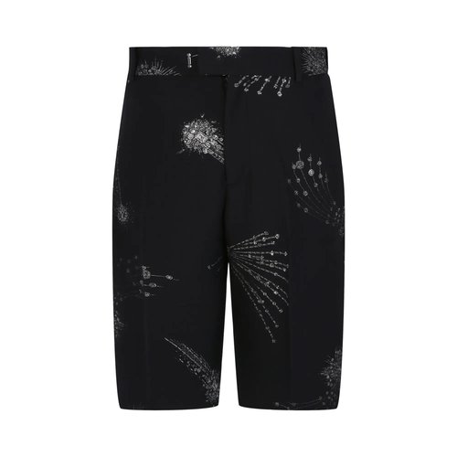 Alexander McQueen Embellished Astral Shorts - Black Silver - 735165QUR661065