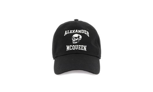 Alexander McQueen Embroidered Skull Baseball Cap 7594504105Q1078 - 7594504105Q1078