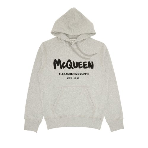 Alexander McQueen Graffiti Hooded Sweatshirt - 665401QRZ710902