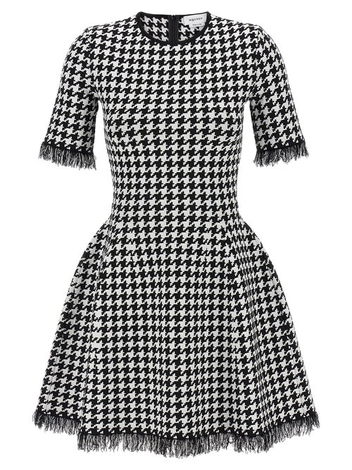 Alexander McQueen Houndstooth Dress - 829320Q1BDB1080