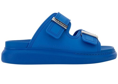 Alexander McQueen Hybrid Slide - Blue - 658063W4Q514297