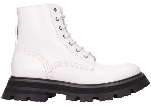 Alexander McQueen Wander Boot - White/Black - 657569WHZ809358