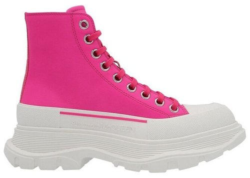 Alexander McQueen Tread Slick Boot - Pink/White - 702041WHZ625658