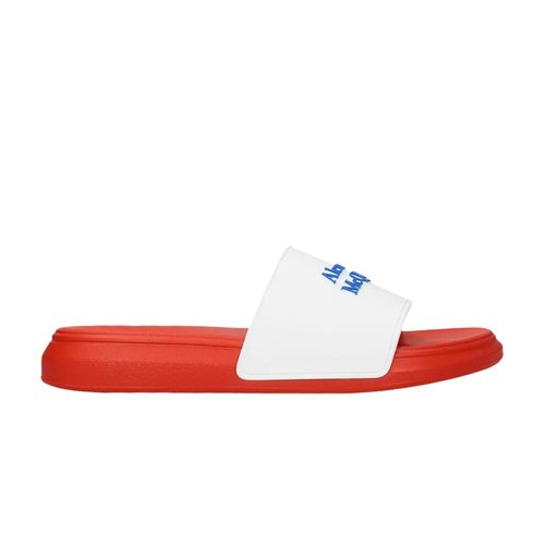 Alexander McQueen Logo Pool Slides - 663564W4RF09124