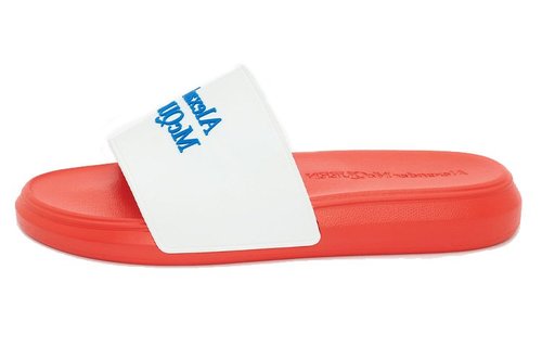 Alexander McQueen Logo Pool Slides - 472067