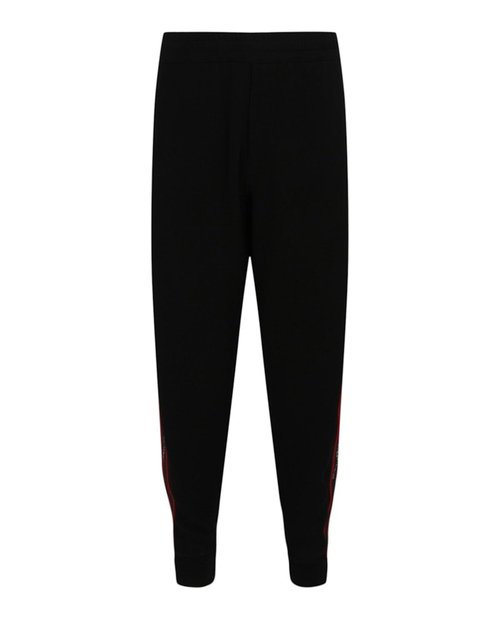 Alexander McQueen Logo Tape Joggers - Black - 625381QSR391000