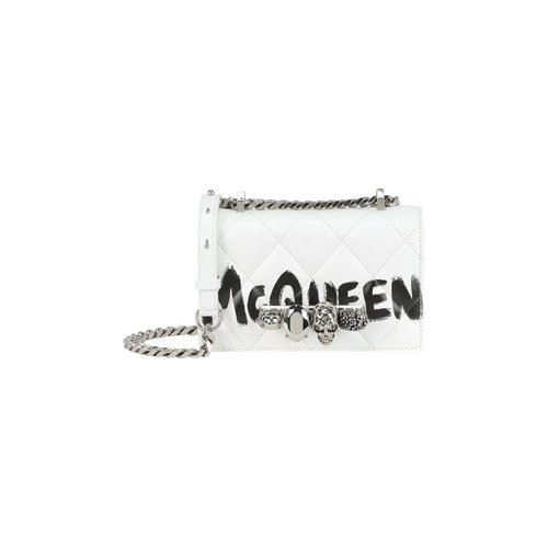Alexander McQueen Mini Graffiti Jeweled Shoulder Bag - 6531341VCUB9050