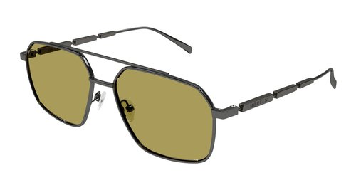 Alexander McQueen Navigator Eyeglasses AM0477S 003 59 - Green/Grey - AM0477S00359