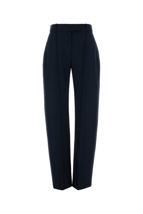 パンツ alexander mcqueen PANTS (826967QJACH 4003) 826967QJACH4003 - Alexander McQueen Navy Blue Wool Pant