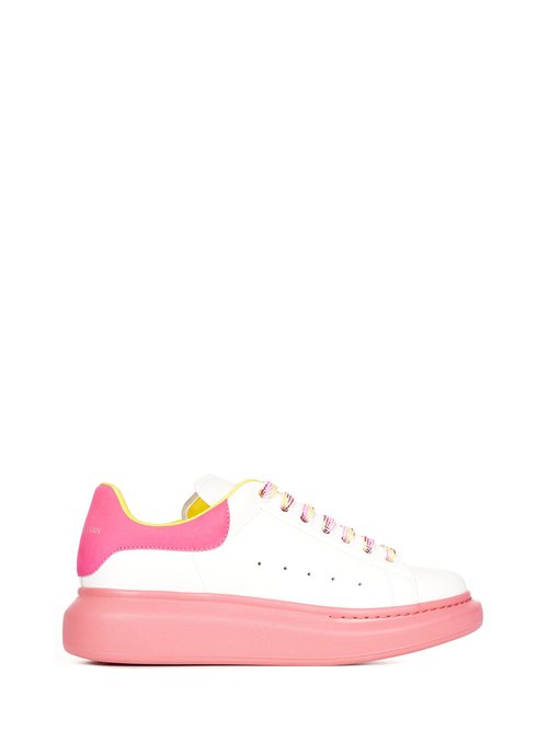 Alexander McQueen Oversized - White/Pink/Yellow - 553770WIB9N9555