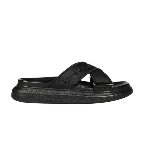 Alexander McQueen Oversized Hybrid Slide - Black - 627182W4N211081