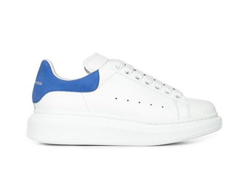 Alexander McQueen Oversized - White/Electric Blue - 553770WHGP79255