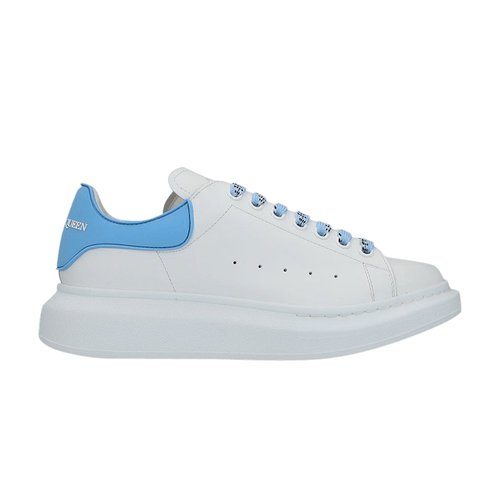 Alexander McQueen Oversized - White/Sky Blue - 621056WHXMT9223