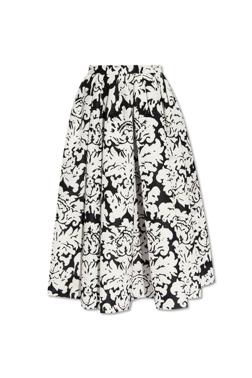 Alexander McQueen Pleated Flared Skirt - 684284QDAOJ1080