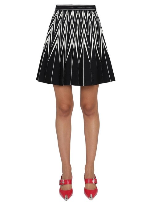 Alexander McQueen Pleated Skirt - 710217Q1A3Y1119