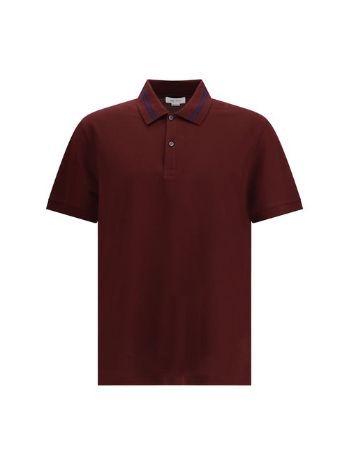 Alexander McQueen Polo With Striped Detail - 847736QXAAK5050