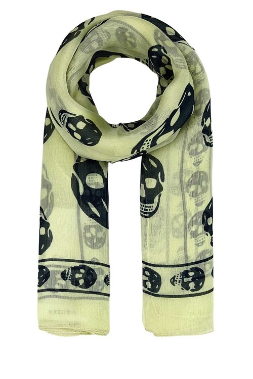 Alexander McQueen Printed Silk Foulard - 8078893052Q7368