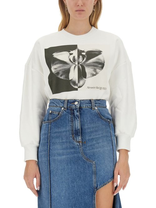 Alexander McQueen Printed Sweatshirt - 769931QZAKM0900
