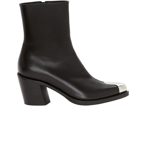 Alexander McQueen Punk Boot 2022 - Black/Silver - 709986WHSWD1081