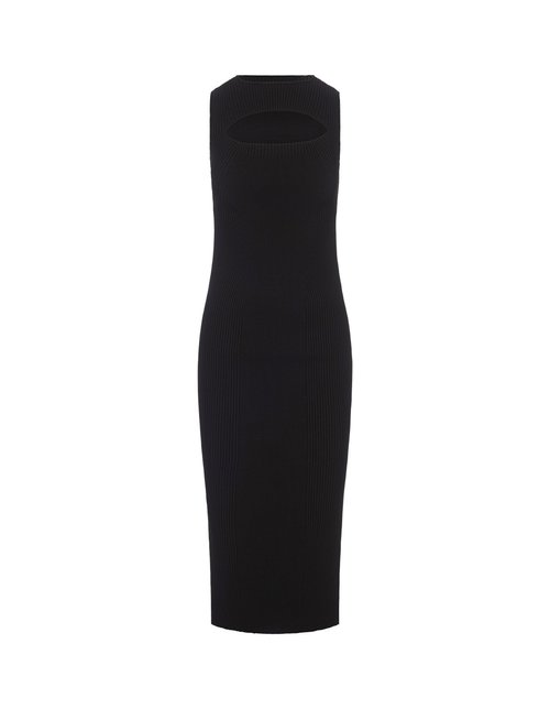 Alexander McQueen Ribbed Knit Dress - 798352Q1BAQ1000
