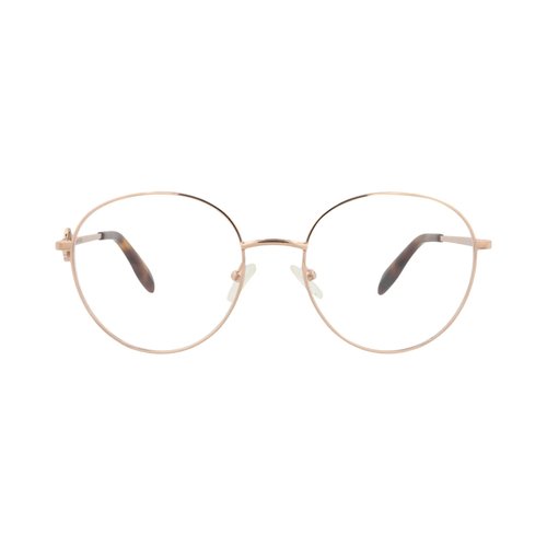 Alexander McQueen Round-Frame Metal Optical Frames - AM0291O30009427003