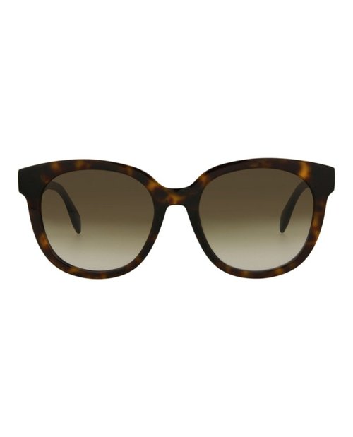 Alexander McQueen RoundFrame Acetate Sunglasses - Havana Havana Brown (Am0304Sk/30010922/002)