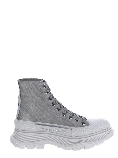 Alexander McQueen Tread Slick Boot | Grey | Size 36 - Silver - 697080W4UR18390