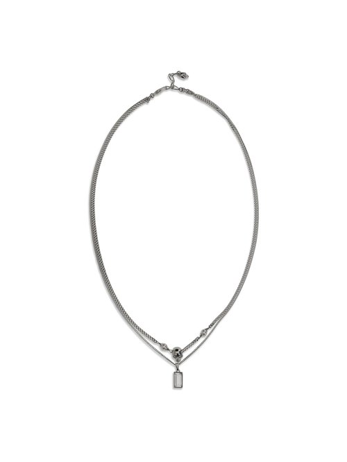 Alexander McQueen Skl & Pearl Necklace - 846583J161B1221