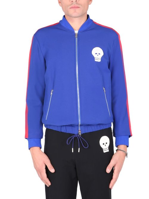 Alexander McQueen skull Embroidered Sweatshirt - 666731QRR424061